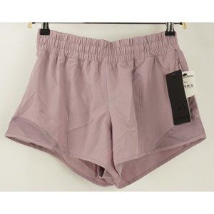 New 90 Degree by Reflex Women's Size XS Elderberry Lavender Mesh Athletic Shorts